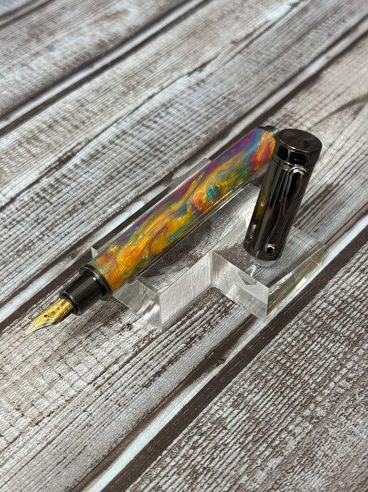 Tie Dye Zen Fountain Pen