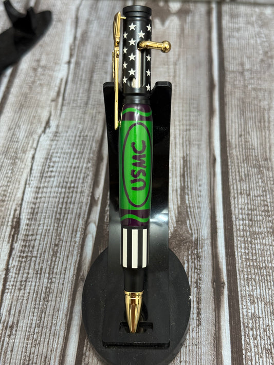 USMC Crayon Bolt Action Pen