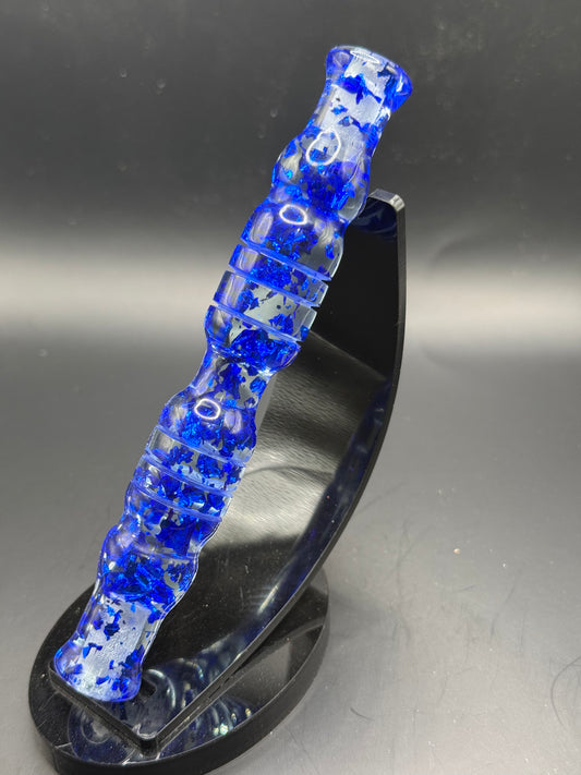 Clear with Blue inside