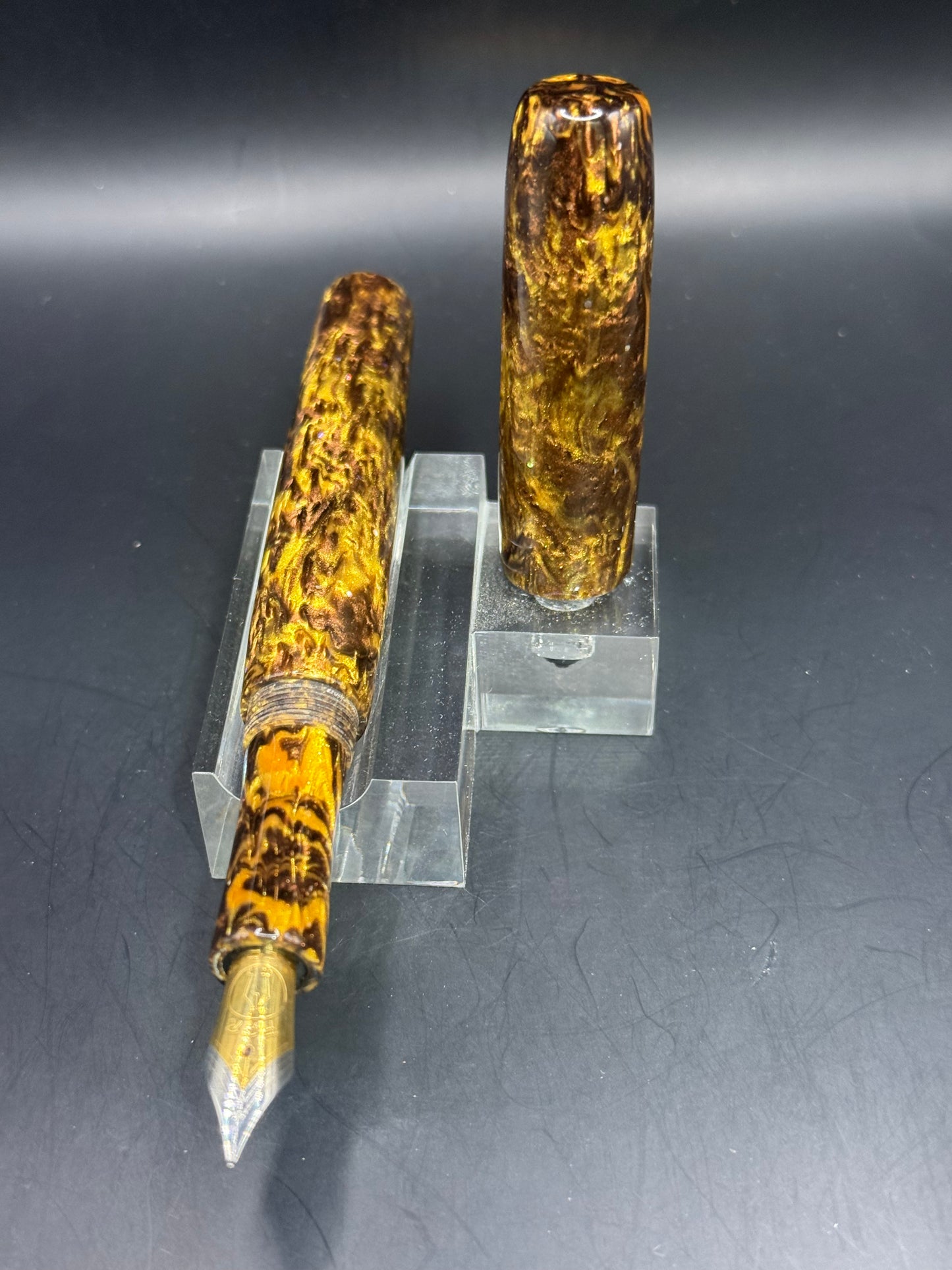 Chocolate Gold fountain pen