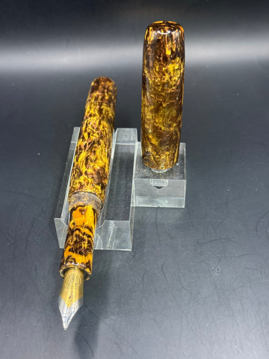 Chocolate Gold fountain pen